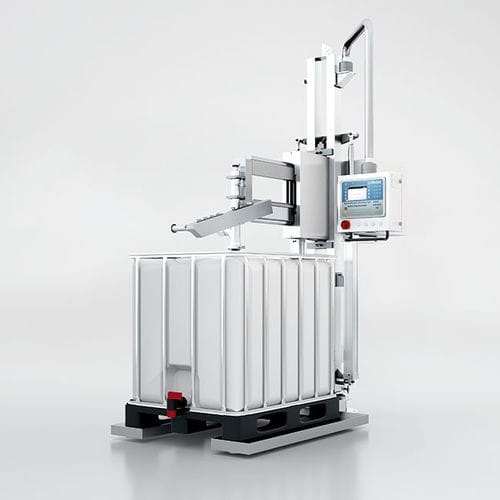 Riempitrice semiautomatica - FFS 11 - FRICKE Abfülltechnik GmbH & Co. KG - per secchi / IBC / per bidone
