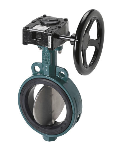 Valvola a farfalla - KG 9 - GEFA Processtechnik - manuale / per acqua / a flangia di montaggio