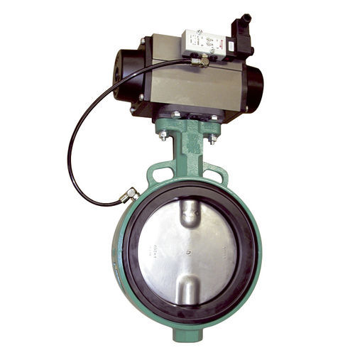 Valvola a farfalla - KS9 - GEFA Processtechnik - pneumatica / di arresto / a flangia di montaggio