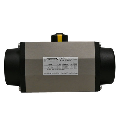 Attuatore pneumatico - AP series - GEFA Processtechnik - rotativo / con pignone e cremagliera / a doppio effetto