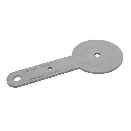 Flangia per tubi - IDT Industrie- und Dichtungstechnik - di otturazione / in acciaio / cieca