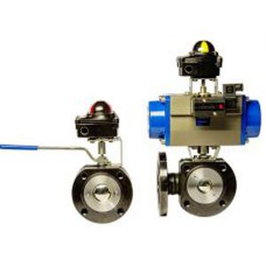 Attuatore per valvola pneumatico - KLINGER - idraulico / 90° / a sfera