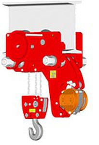 Paranco a catena manuale - 28/12 HH - HADEF - ad altezza libera / con carrelli