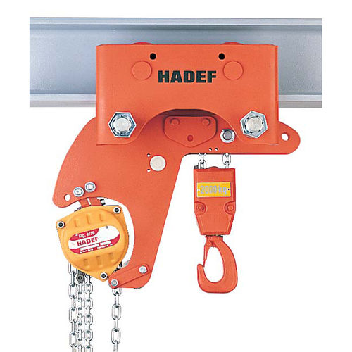 Paranco a catena manuale - 28/12 HR - HADEF - ad altezza libera / con carrelli