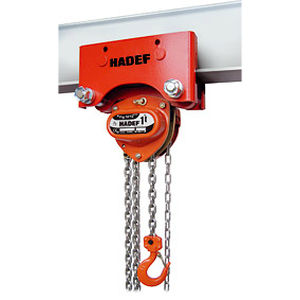 Paranco a catena manuale - 21/12 HR - HADEF - con carrelli