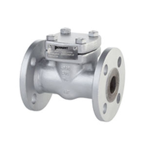 Valvola di ritegno a fungo - PLCV - Pennant Engineering - con flangia / in acciaio