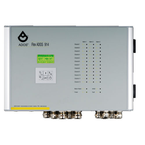 Centrale di rilevazione gas display LCD - FlexADOS 914 MED - ADOS GmbH, Mess- und Regeltechnik - multicanale