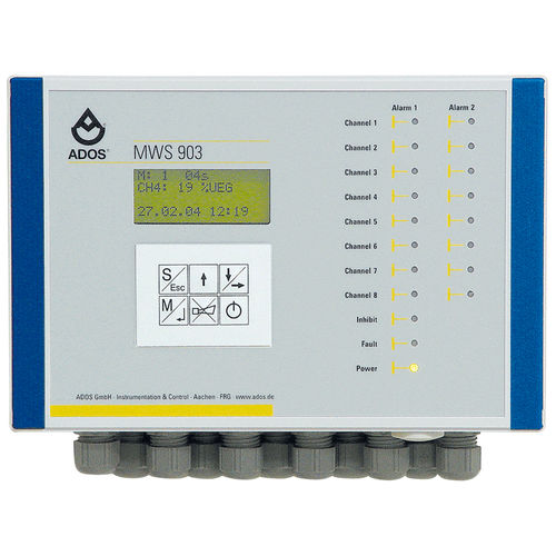 Centrale di rilevazione gas multicanale - MWS 903 - ADOS GmbH, Mess- und Regeltechnik