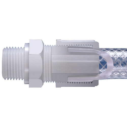 Connettore per tubi a T - 1B - EM-Technik GmbH - a gomito / in plastica