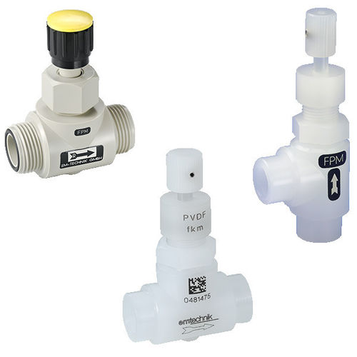 Valvola manuale - 5L - EM-Technik GmbH - di arresto / di regolazione / per liquidi