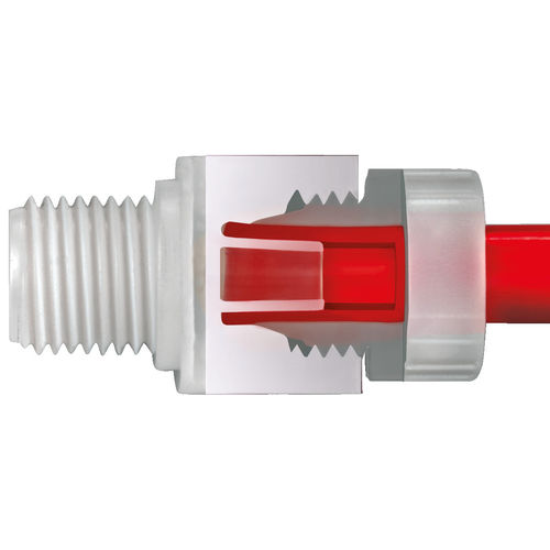 Raccordo per prodotti chimici - 1+ - EM-Technik GmbH - per carburante / pneumatico / filettato
