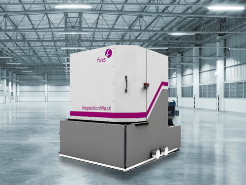 Macchina di lavaggio a spruzzo - INSPECTIONWASH™ - Fives Cinetic SAS - a secco / di processo / industriale