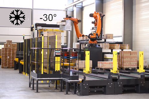 Pallettizzatore robotizzato - Fives Cinetic SAS - di pallets / multiplo / per la logistica