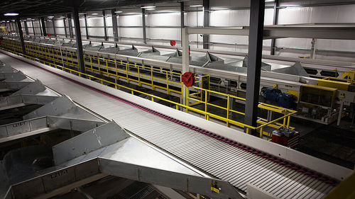 Smistatore automatizzato - TRI-SORT SDX+P™ - Fives Cinetic SAS - per cartone / per pacchi / per movimentazione