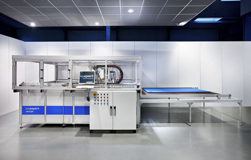 Macchina da taglio a getto d'acqua pura - cut expert variojet - Expert Systemtechnik GmbH - per materie plastiche / per tessuti / per cuoio