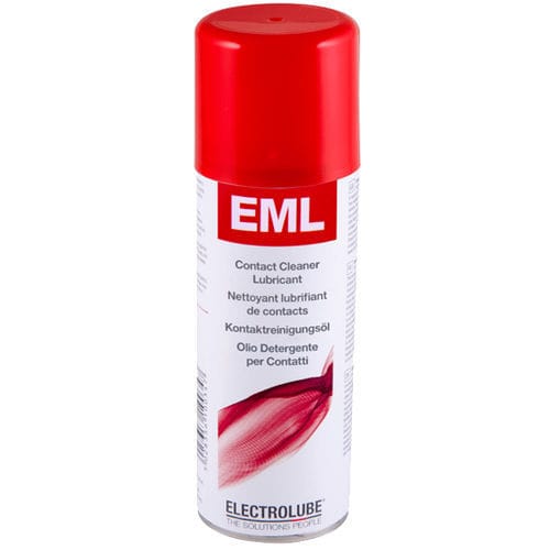 Detergente a base di solvente - EML - ELECTROLUBE - di metalli / per contatti elettrici / lubrificante