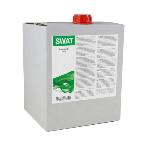 Detergente a base acqua - SWAT - ELECTROLUBE - a base di solvente / di metalli / per rame