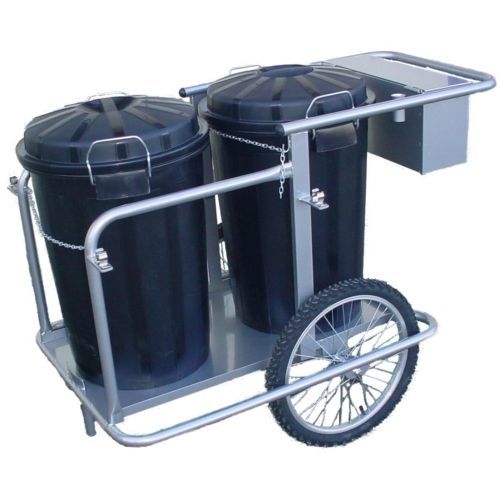 Carrello di pulizia - 9830 series - Novodinámica S.L.U. - in acciaio inossidabile / portarifiuti