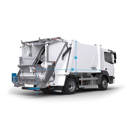 Veicolo raccolta rifiuti caricamento posteriore - VARIOPRESS URBAN - FAUN Umwelttechnik GmbH & Co. KG - diesel / con compattatore