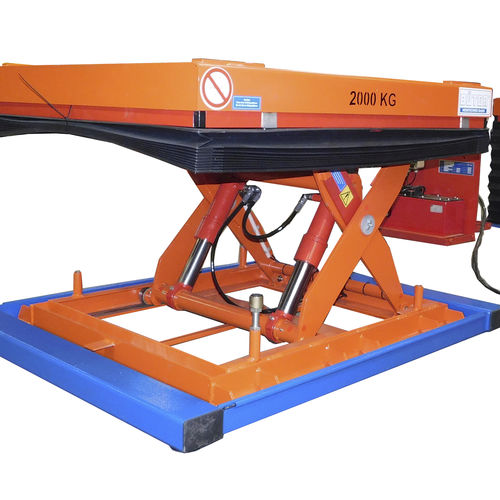 Tavola elevatrice a forbice - Büter Hebetechnik GmbH - elettrica / meccanica / mobile