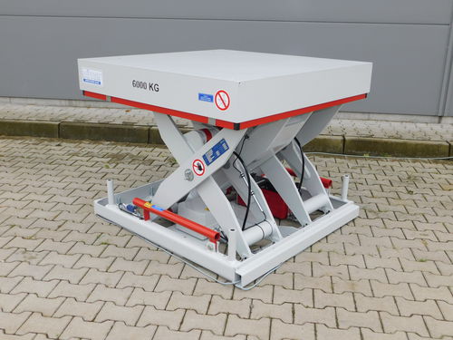 Tavola elevatrice a forbice - A-11.25404 - Büter Hebetechnik GmbH - elettrica / manuale / stazionaria