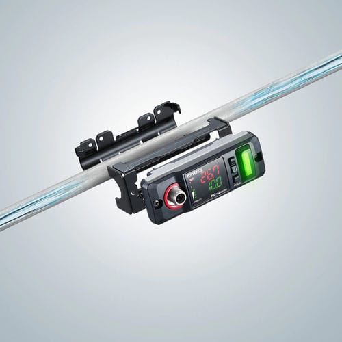 Sensore di portata ad ultrasuoni - FD-Q series - KEYENCE - volumetrico / per acqua / per olio