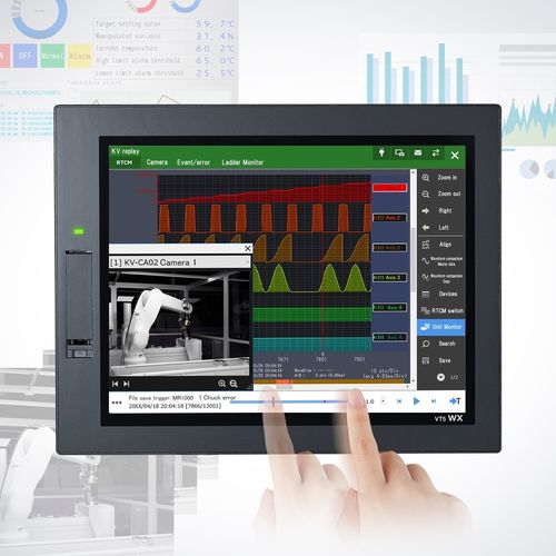 HMI touch screen - VT5 series - KEYENCE - ad incastro / embedded / XGA