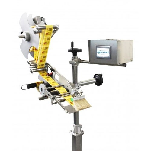 Applicatore di etichette automatico - MCP 60T - MARCOPACK - per sacchi / per applicazione sulla parte superiore del prodotto / per applicazione laterale