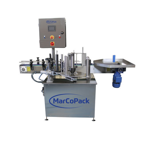 Etichettatrice automatica - SET 200 - MARCOPACK - per bottiglie / per vasetti / per applicazione laterale