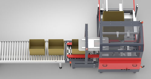 Formatrice di scatole automatica - BE series - DNC - a colla termofusibile / nastro adesivo / per il settore agroalimentare