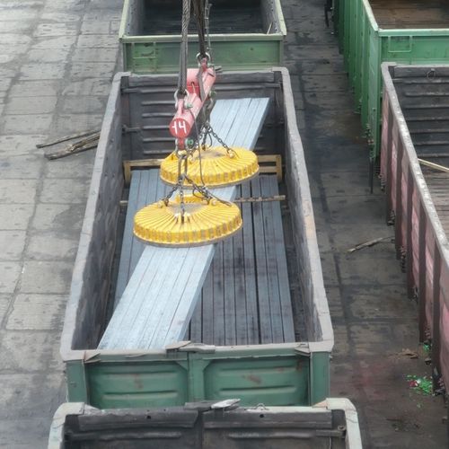 Elettromagnete di sollevamento a commutazione elettrica - ADR 15 - AdobA GmbH - per movimentazione / circolare