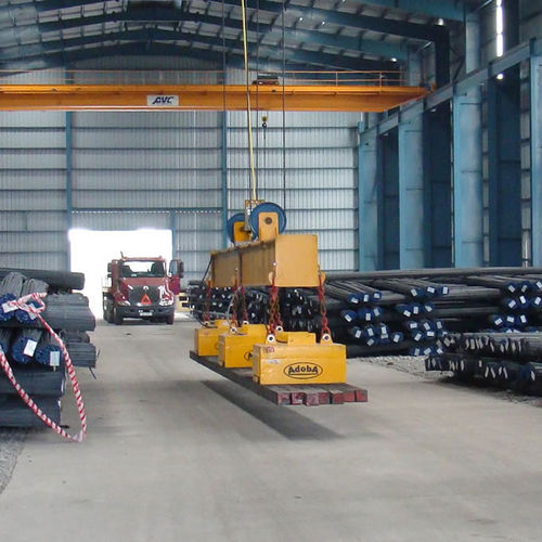 Elettromagnete di sollevamento a commutazione elettrica - AMP 90 - AdobA GmbH - per movimentazione / per billetta / rettangolare