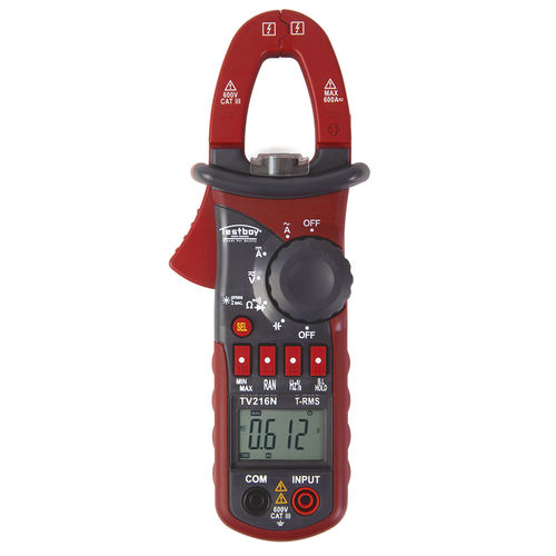 Multimetro a pinza digitale - TESTBOY TV 216N - Testboy - portatile / 600 V / 600 A