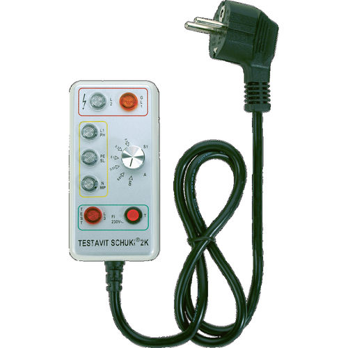 Tester elettrico - TESTAVIT SCHUKI 2K - Testboy - per presa di corrente