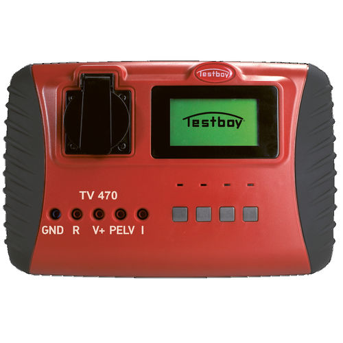 Tester di sicurezza elettrica - TESTBOY TV 470 - Testboy - PAT / portatile / con schermo LCD