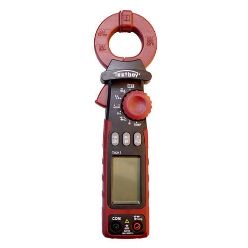 Pinza amperometrica AC/DC - TESTBOY TV 217 - Testboy - digitale / portatile / per rilevamento di fughe