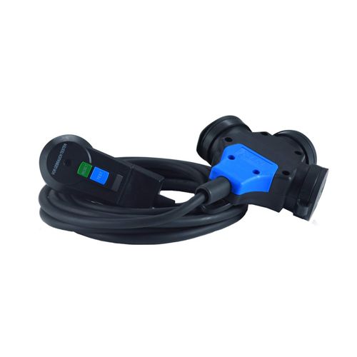 Cavo di estensione di alimentazione elettrica con multipresa - VK5HKI - HEDI GmbH - in gomma