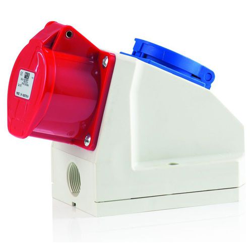 Presa elettrica a muro - 97001 - HEDI GmbH - IP44 / tipo schuko / CEE