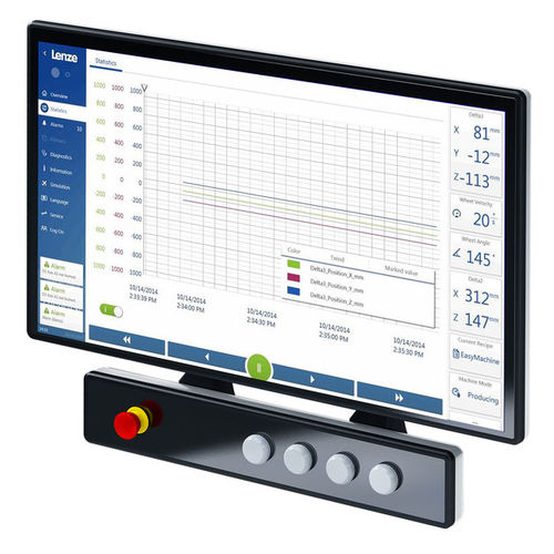 Panel PC con touch screen capacitativo - v800-P - Lenze SE - con touch screen multitouch / 17.3" / 24"