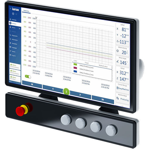Monitor LCD - v200-P - Lenze SE - con touch screen multitouch / con touch screen capacitativo / industriale