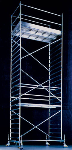 Ponteggio a torre amovibile - 1.20 x 2.90 m | MA 14 series - Mauderer Alutechnik - per facciata / modulare