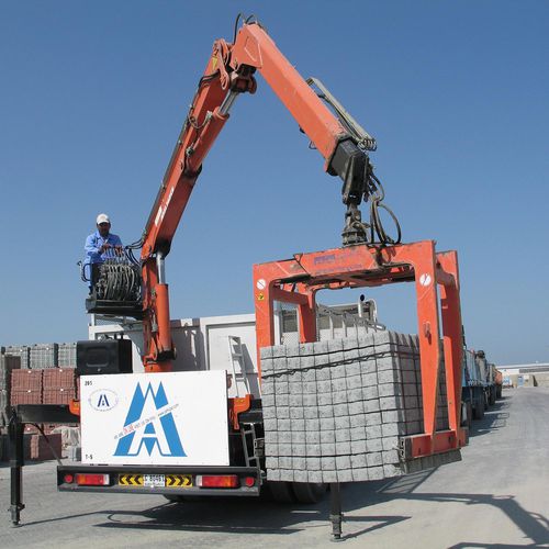 Pinza per sollevamento a blocco - AKZ-UNIGRIP series - Probst GmbH - verticale / idraulica