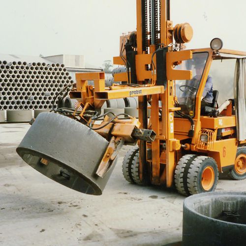 Pinza idraulica per carrello elevatore - AG series - Probst GmbH - per pozzetti