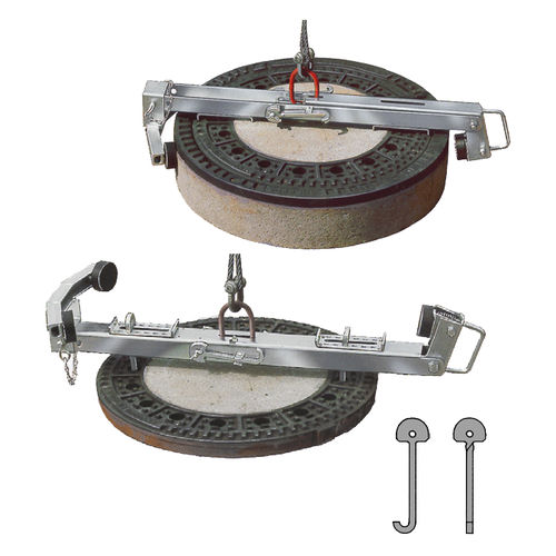 Pinza per movimentazione di coperchi di tombini - SRZ-KOMBI - Probst GmbH