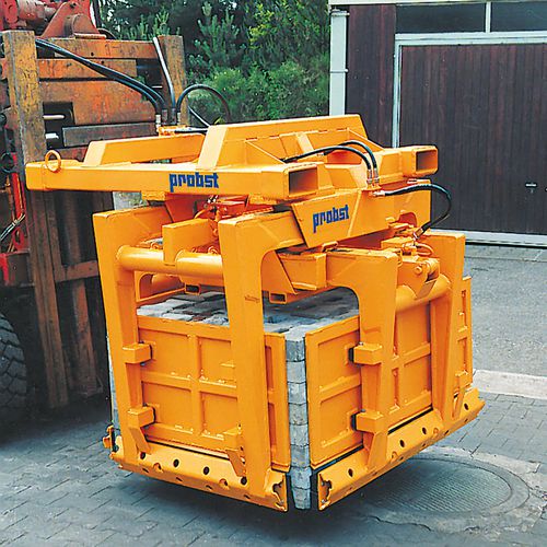 Pinza idraulica per carrello elevatore - STAZ-UNI-4 series - Probst GmbH - per lastre di calcestruzzo