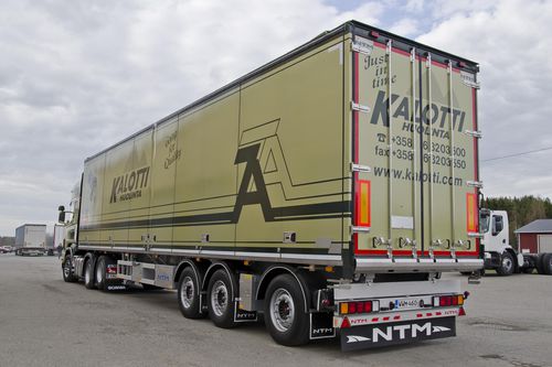 Rimorchio per contenitore - Walker - NTM - NÄRPES TRÄ & METALL - per merce / a un asse / trainato