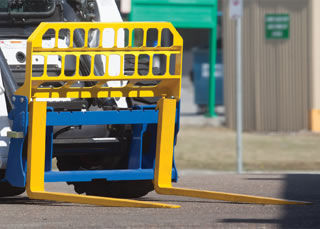 Forca per pallet regolabile - PF series - Auger Torque Europe Ltd. - per minipala