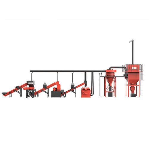 Unità di riciclaggio di metalli - ERS series - ENERPAT AMERICA - per separazione di metalli / mediante triturazione / su linea di processo