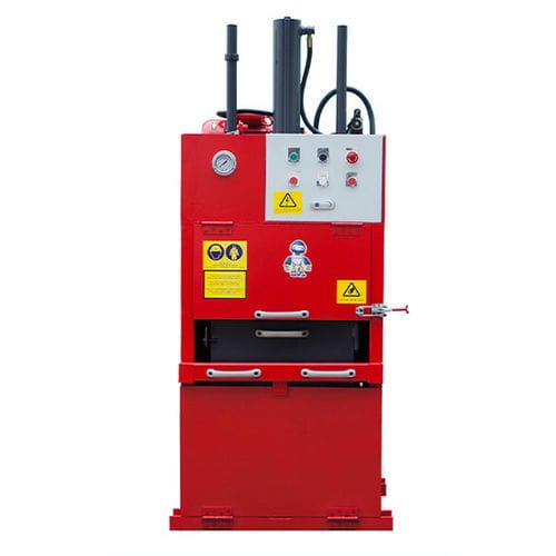 Pressa imballatrice per rifiuti - RC series - ENERPAT AMERICA - per prodotti sfusi / verticale / a carico frontale