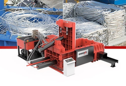 Pressa imballatrice per metalli - AMB-L1270-125 - ENERPAT AMERICA - per veicolo / orizzontale / compatta